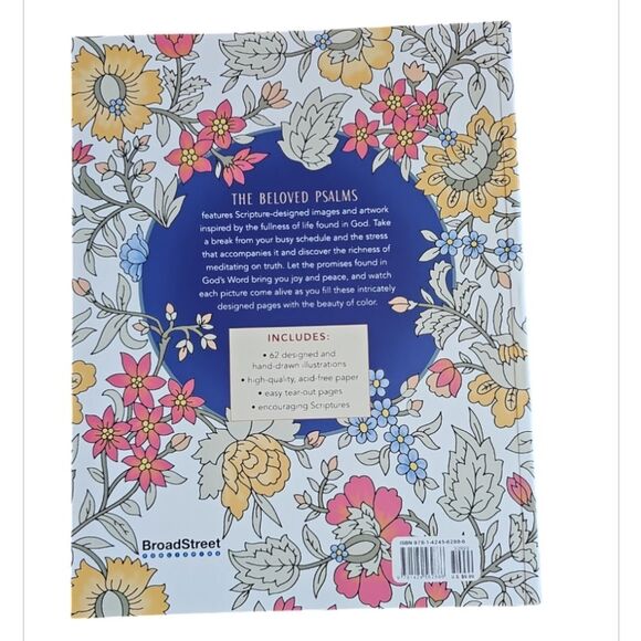 Inspirational Christian Coloring Book 75+ Pages Adult Stress Relief Holiday Gift - Picture 12 of 15